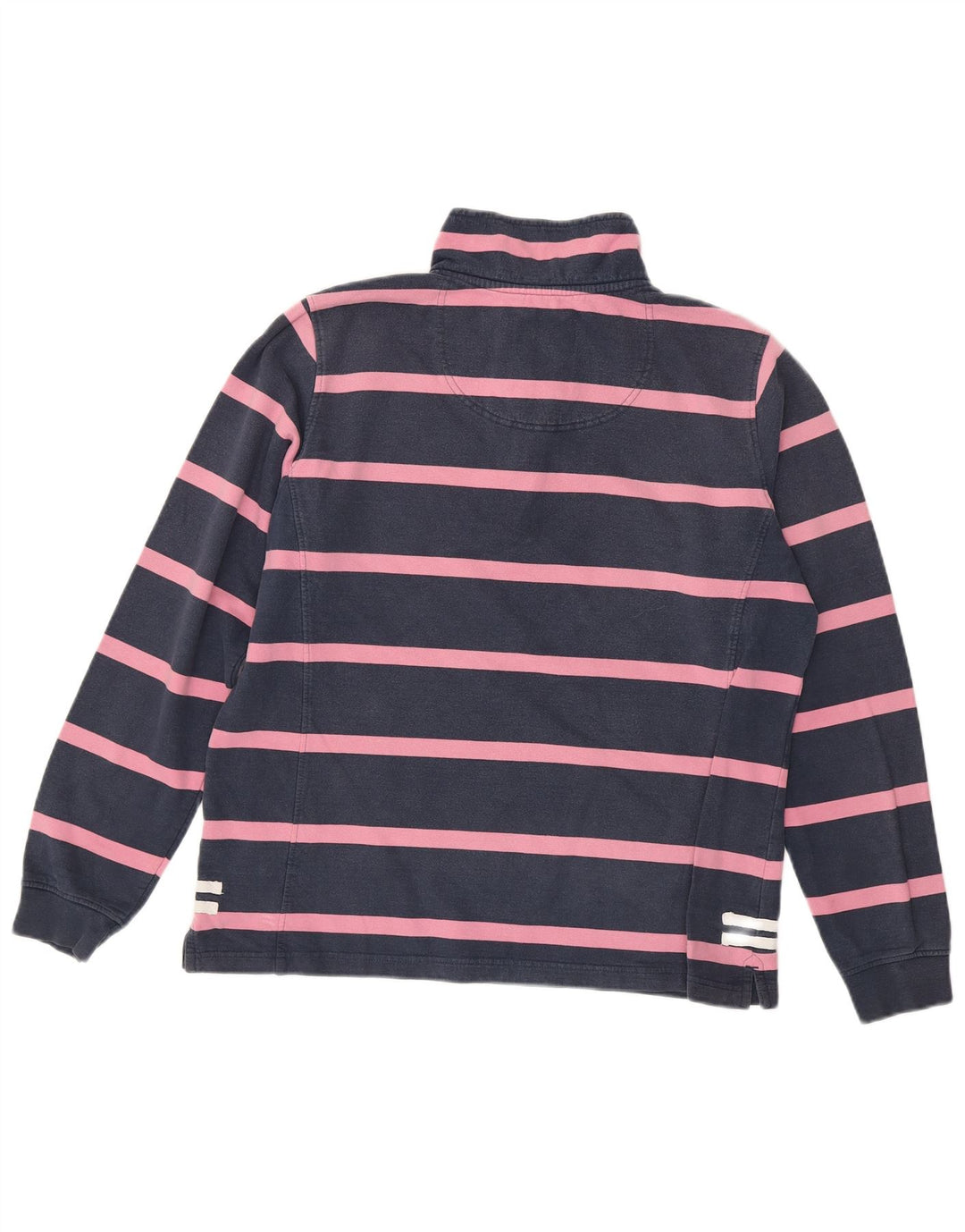 CREW TØJ Dame Sweatshirt Jumper UK 14 Stor Marineblå Stribet