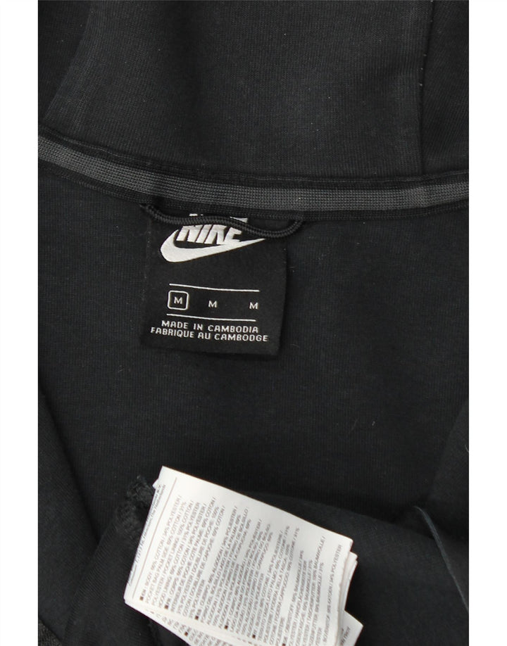 Nike hættetrøje med lynlås til mænd mellem sort bomuld