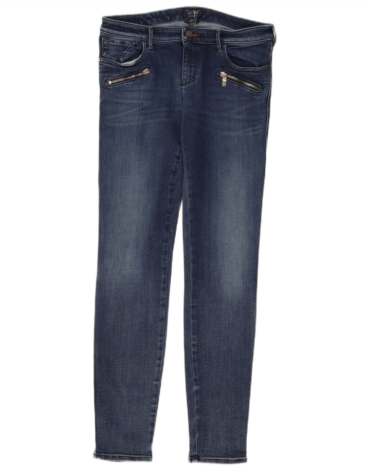 ARMANI Womens Ginger Skinny Jeans W29 L31  Blue Cotton