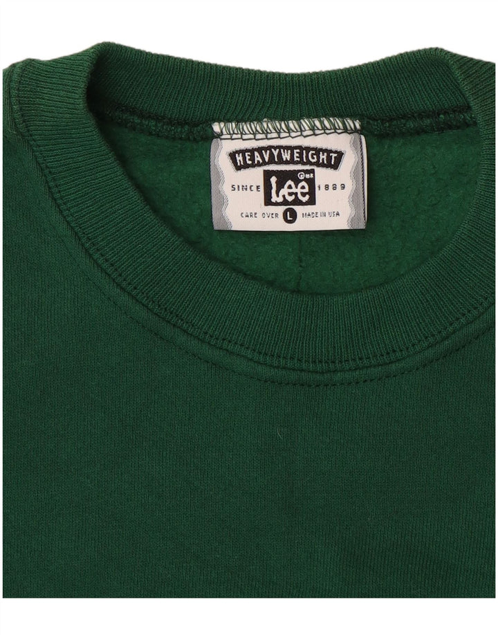 LEE Boys Sweatshirt Jumper 11-12 år Stor grøn bomuld