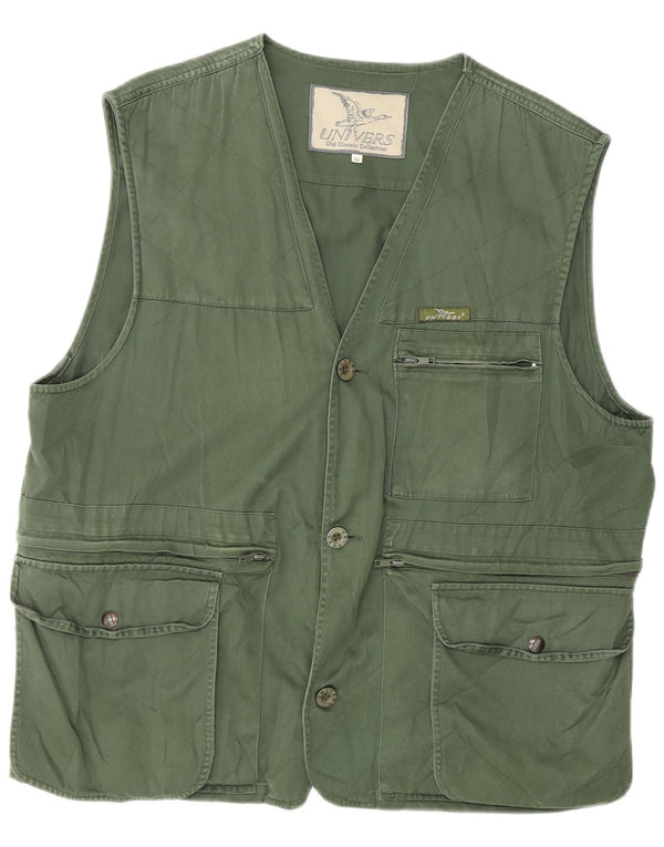 Univers Mens Utility Gilet IT 54 2XL Grøn