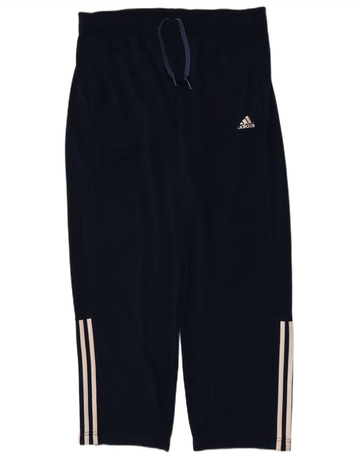 Adidas Træningsdragtsbukser til mænd UK 44/46 Large Navy Blue Polyester