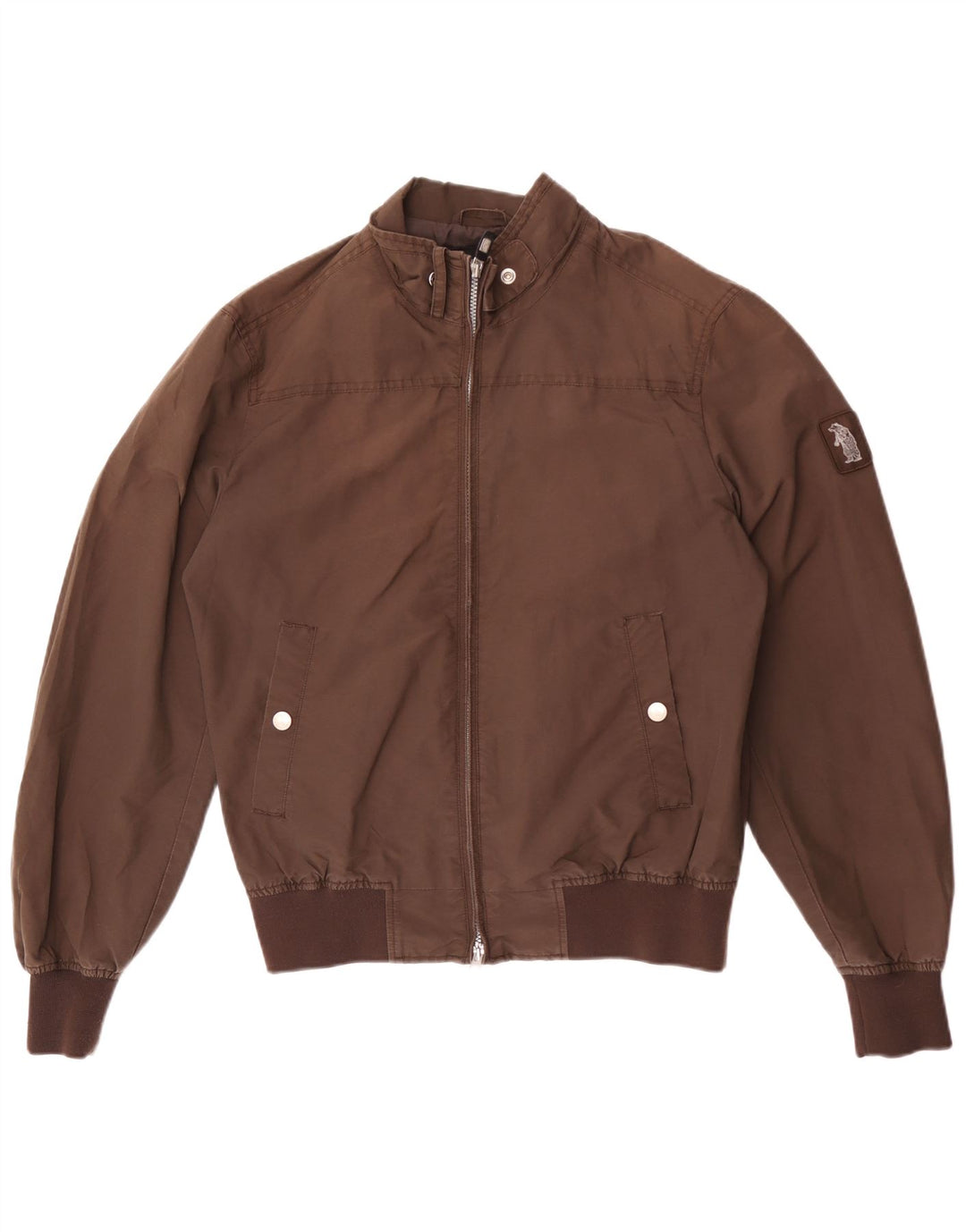 Refrigue Herre Bomber Jacket UK 40 Stor Brun Nylon