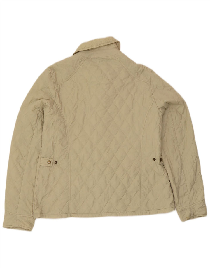 Barbour Quiltet jakke til kvinder UK 18 XL Khaki Polyamid