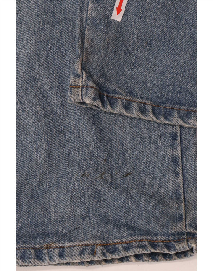 Wrangler Herre Texas Straight Jeans W38 L32 Blå Bomuld