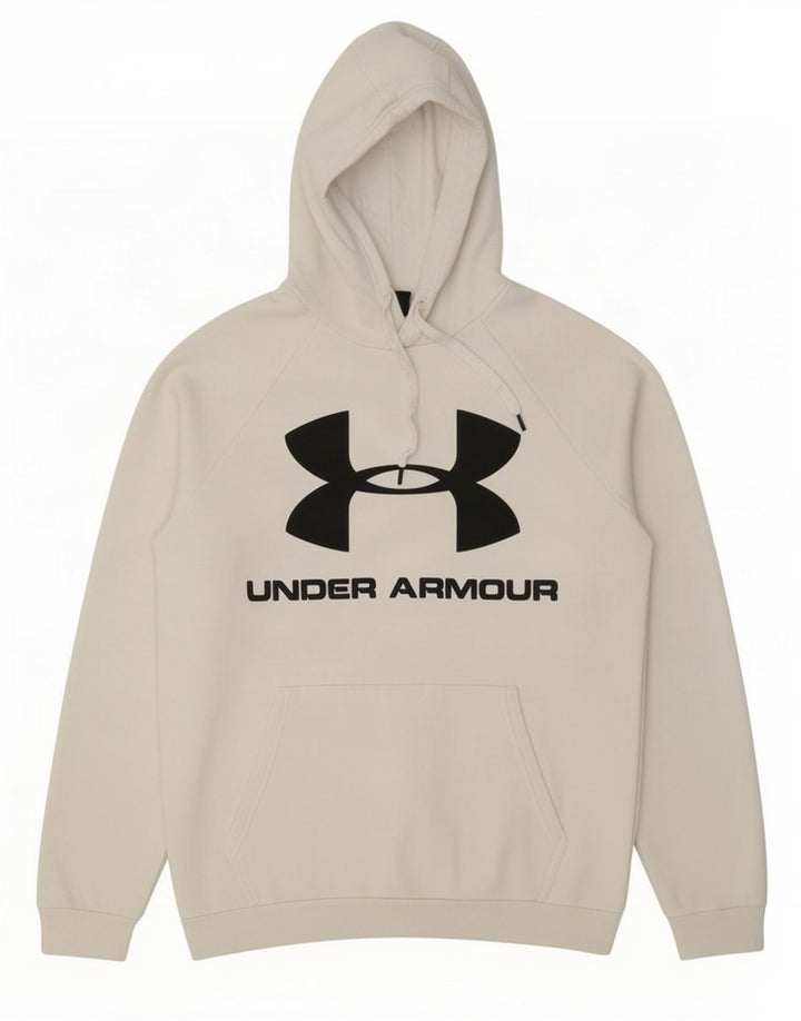 Under Armour Herre grafisk hættetrøje Jumper Medium hvid bomuld