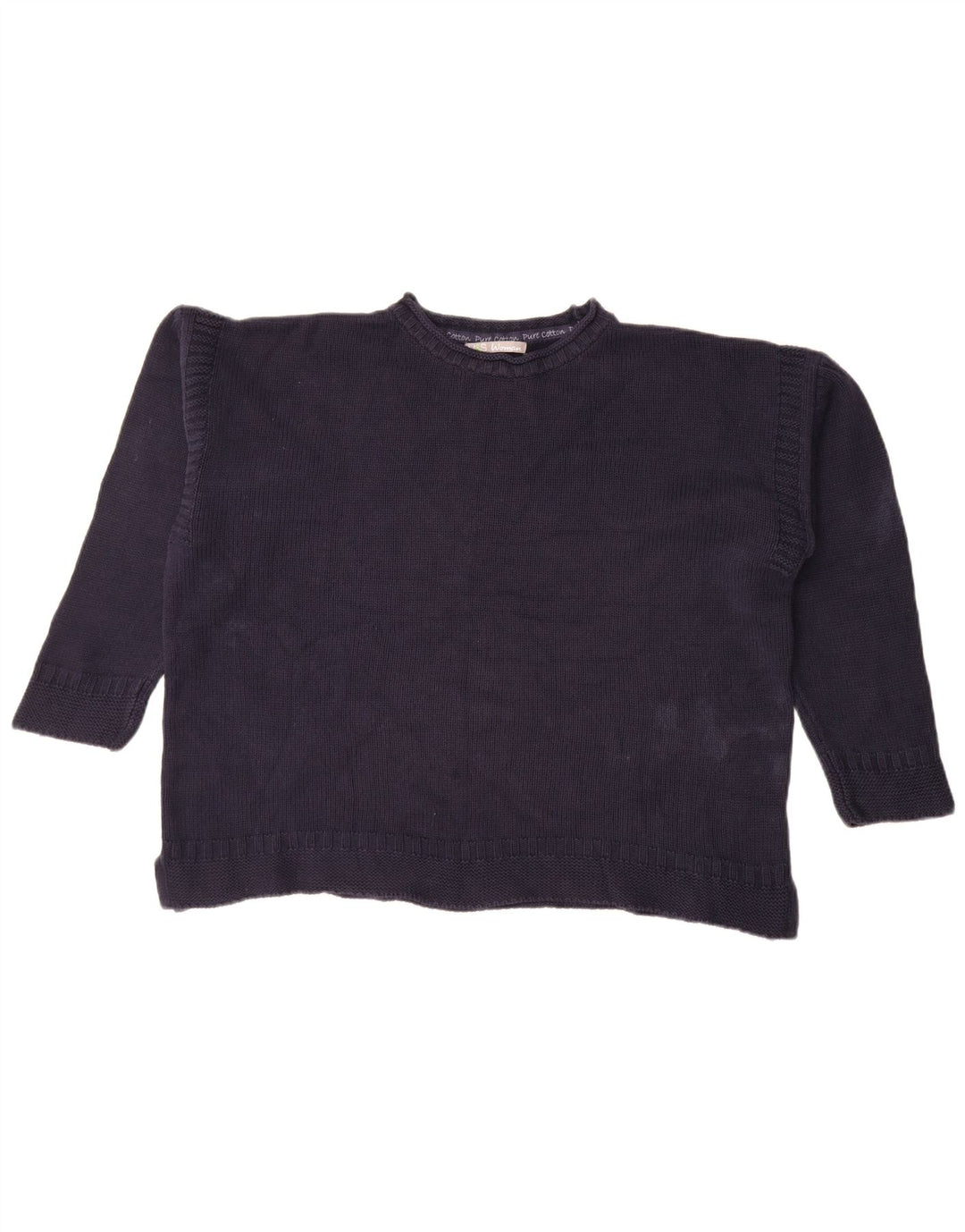 Marks & Spencer Dame Turtle Neck Jumper Sweater UK 18 XL Navy Blue