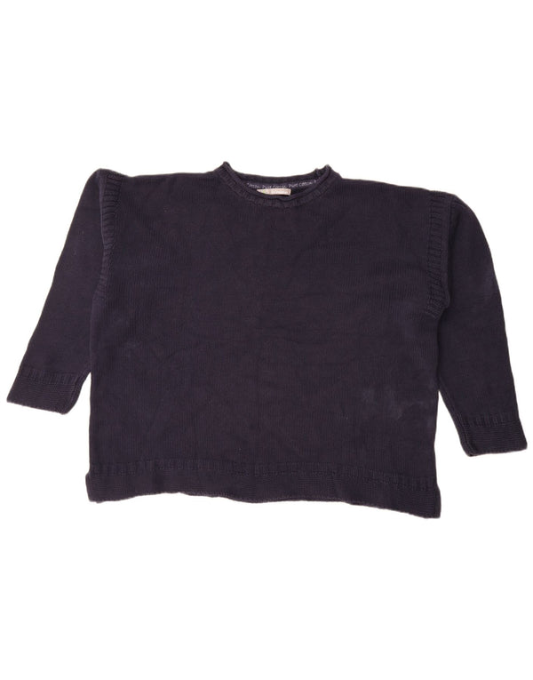 Marks & Spencer Dame Turtle Neck Jumper Sweater UK 18 XL Navy Blue