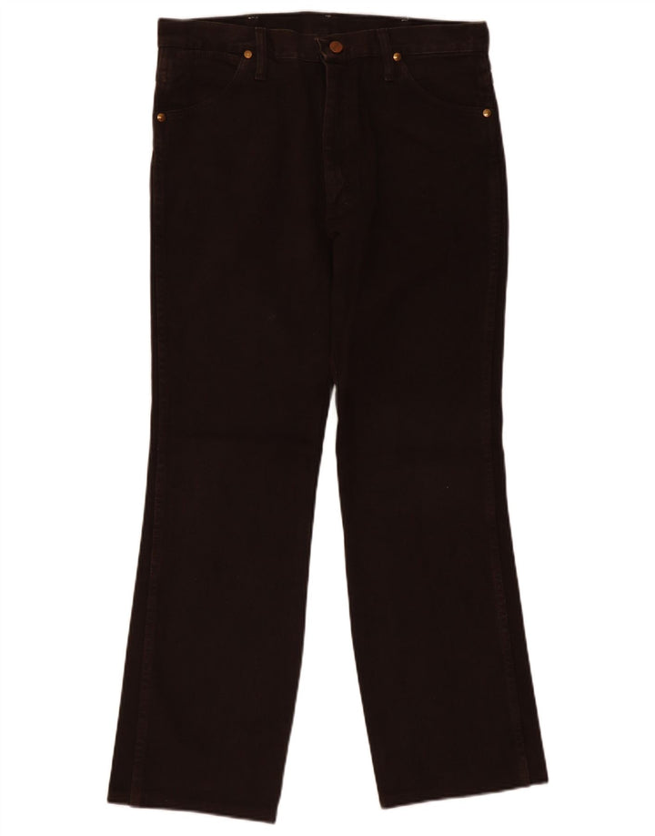 Wrangler Straight Jeans til mænd W32 L28 brun bomuld