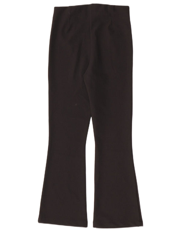 Zara Dame Flare Leggings UK 12 Medium Sort Polyester