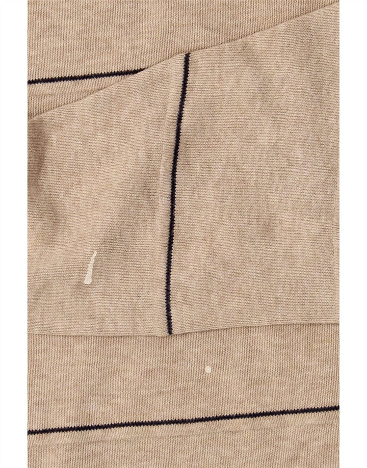 Marks & Spencer Herre Blue Harbor Crew Neck sweater Medium Beige
