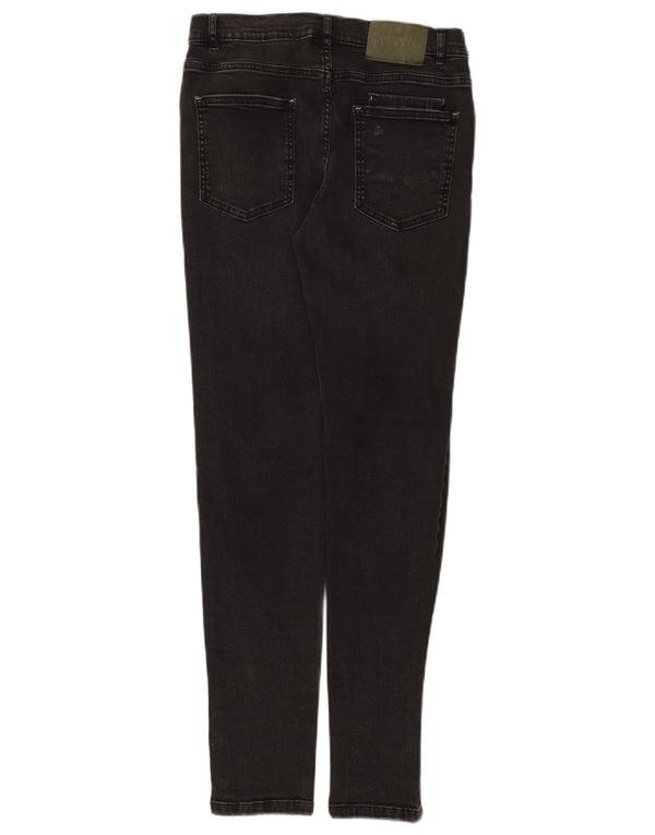 Zara Girls Skinny Jeans 13-14 År W26 L28 Sort Bomuld