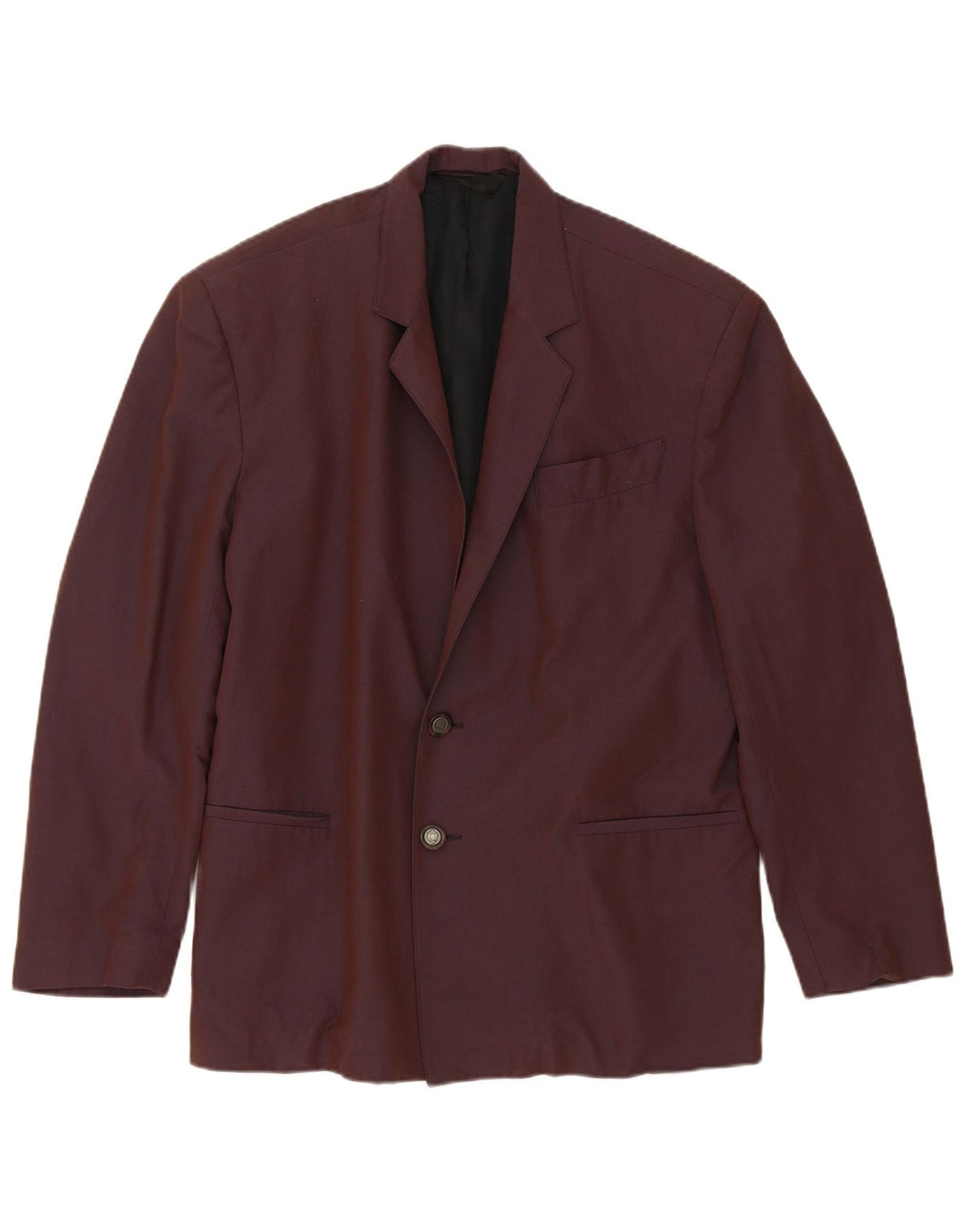 Vintage herre 2-knaps blazerjakke IT 48 Medium Burgundy