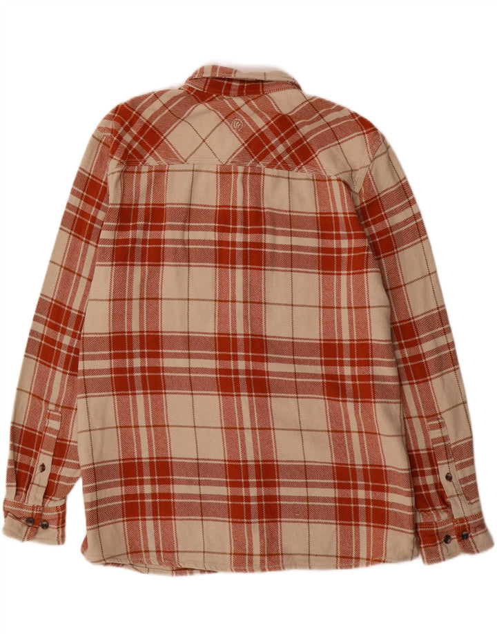 Fat Face Herre Flanellskjorte 2XL Beige Ternet Bomuld