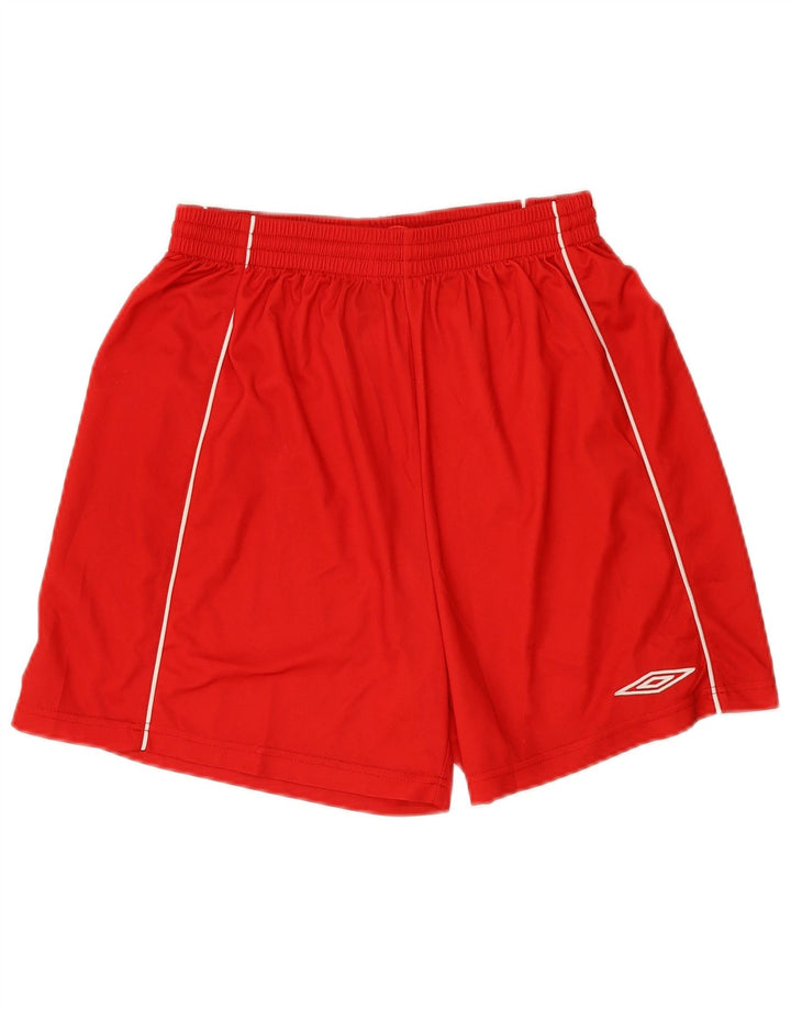 UMBRO Mens Sport Shorts XL Red Polyester