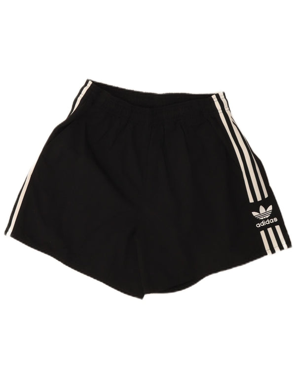 ADIDAS sportsshorts til kvinder UK 14 Medium sort nylon
