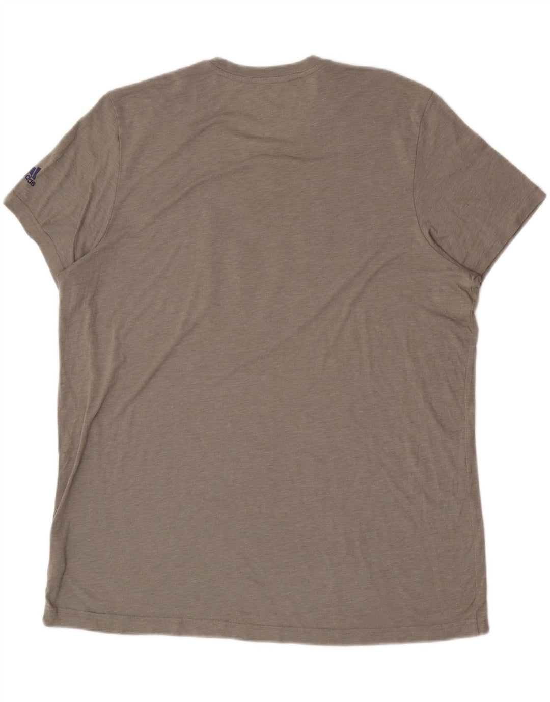 Adidas Herre Washington Huskies Grafisk T-Shirt Top 2XL Grå Polyester