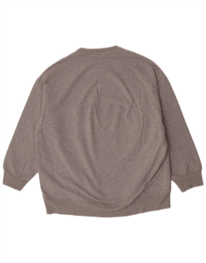 Carolyn Donnelly Dame Oversized Sweatshirt Jumper UK 14 Medium Grey