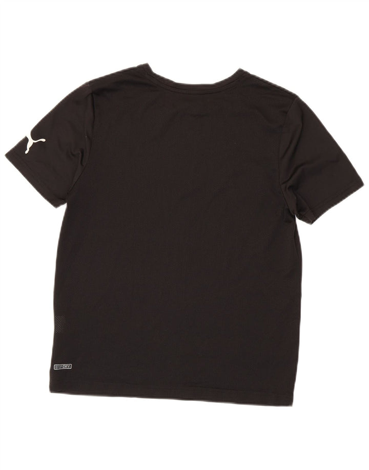 Puma Grafisk T-Shirt Top UK 12 Medium Sort