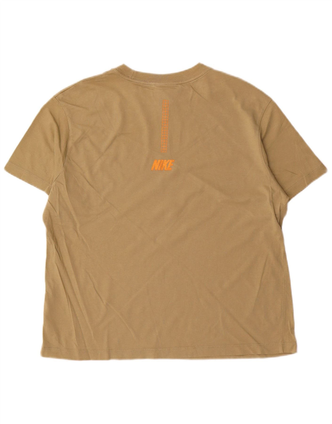 Nike Herre grafisk T-shirt Top Lille Khaki Bomuld