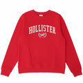 HOLLISTER Mens Graphic Sweatshirt Jumper Small Red Cotton