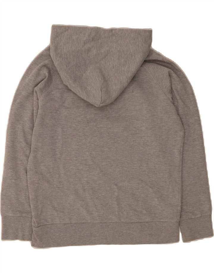 RIFLE Womens Graphic Hoodie Jumper UK 14 Medium Grey Cotton Vintage Rifle and Second-Hand Rifle from Messina Hembry 