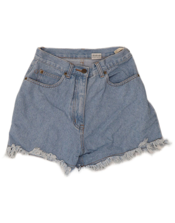 VINTAGE denimshorts til kvinder W36 XL Blå bomuld