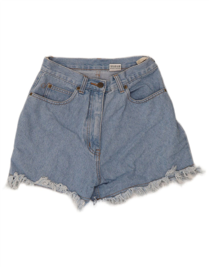 VINTAGE denimshorts til kvinder W36 XL Blå bomuld