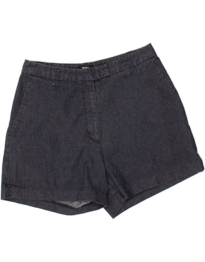 MOSSIMO Womens Chino Shorts US 8 Medium W30 Navy Blue Cotton Vintage Mossimo and Second-Hand Mossimo from Messina Hembry 
