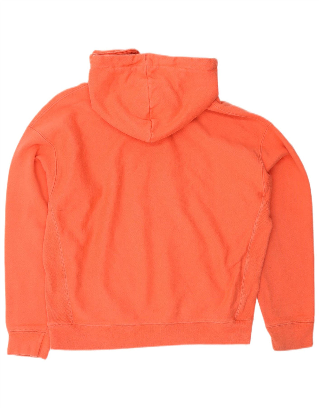 CHAMPION Womens Reverse Weave Hoodie Jumper UK 18 XL Orange Bomuld