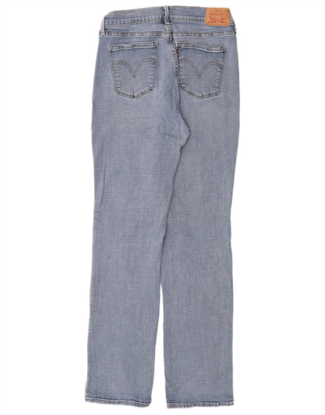 LEVI'S Dame 505 Straight Jeans US 8 Medium W29 L32 Blå Bomuld