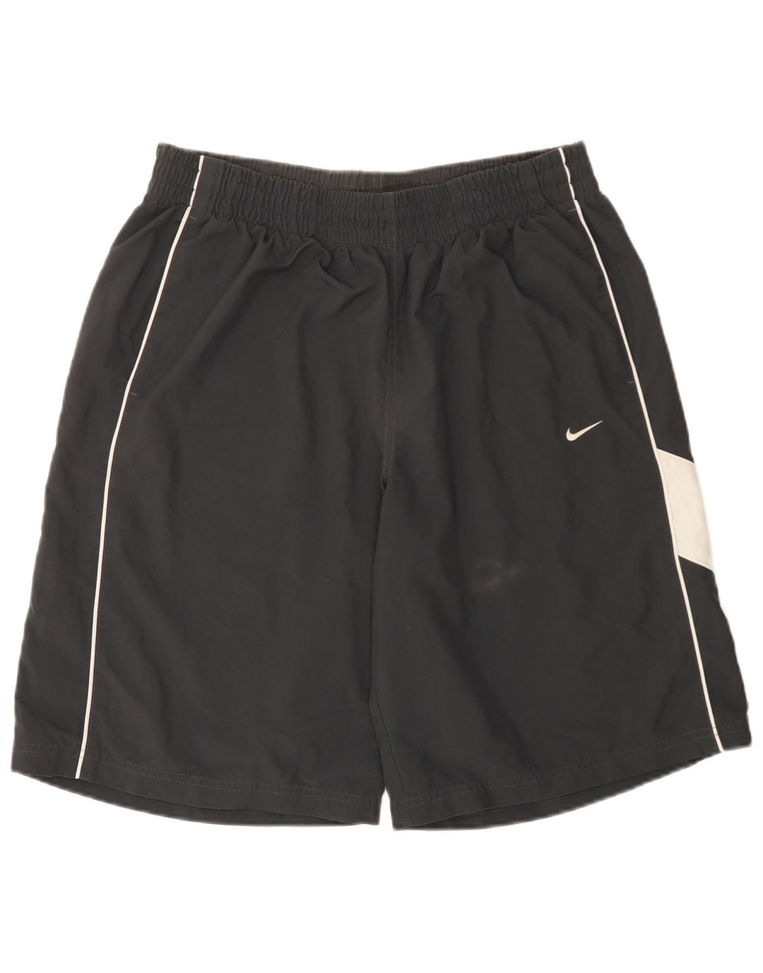 NIKE Sportshorts til mænd XL Sort Colourblock Polyester