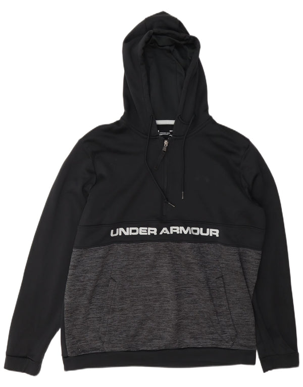 Under Armour Herre Cold Gear Grafisk hættetrøje Jumper Large Black Flecked