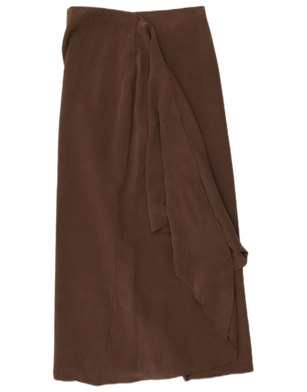 Vintage slå-om nederdel til kvinder W28 mellemgrå