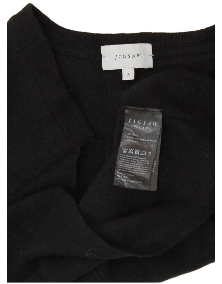 Jigsaw Womens Bolero Jumper UK 10 Small Black Uld