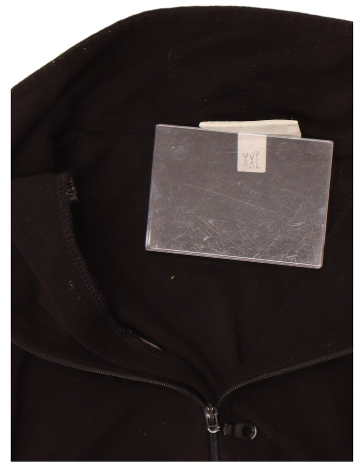 Asics Herre Zip Neck Pullover Træningsdragt Top 2XL Sort Polyester
