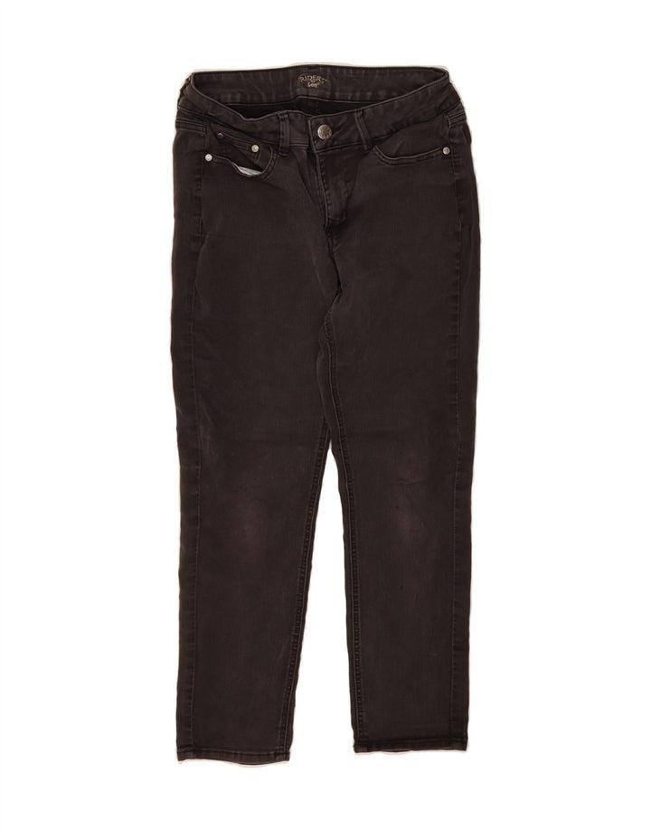 LEE Womens Riders Straight Jeans US 12 Large W32 L25 Grey Cotton Vintage Lee and Second-Hand Lee from Messina Hembry 