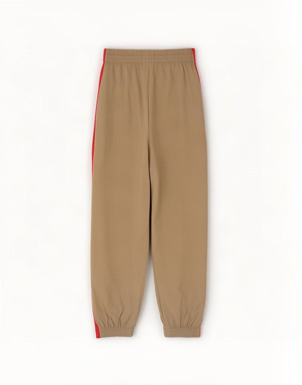 Adidas Dame træningsdragt Bukser Joggers UK 12 Medium Beige Nylon