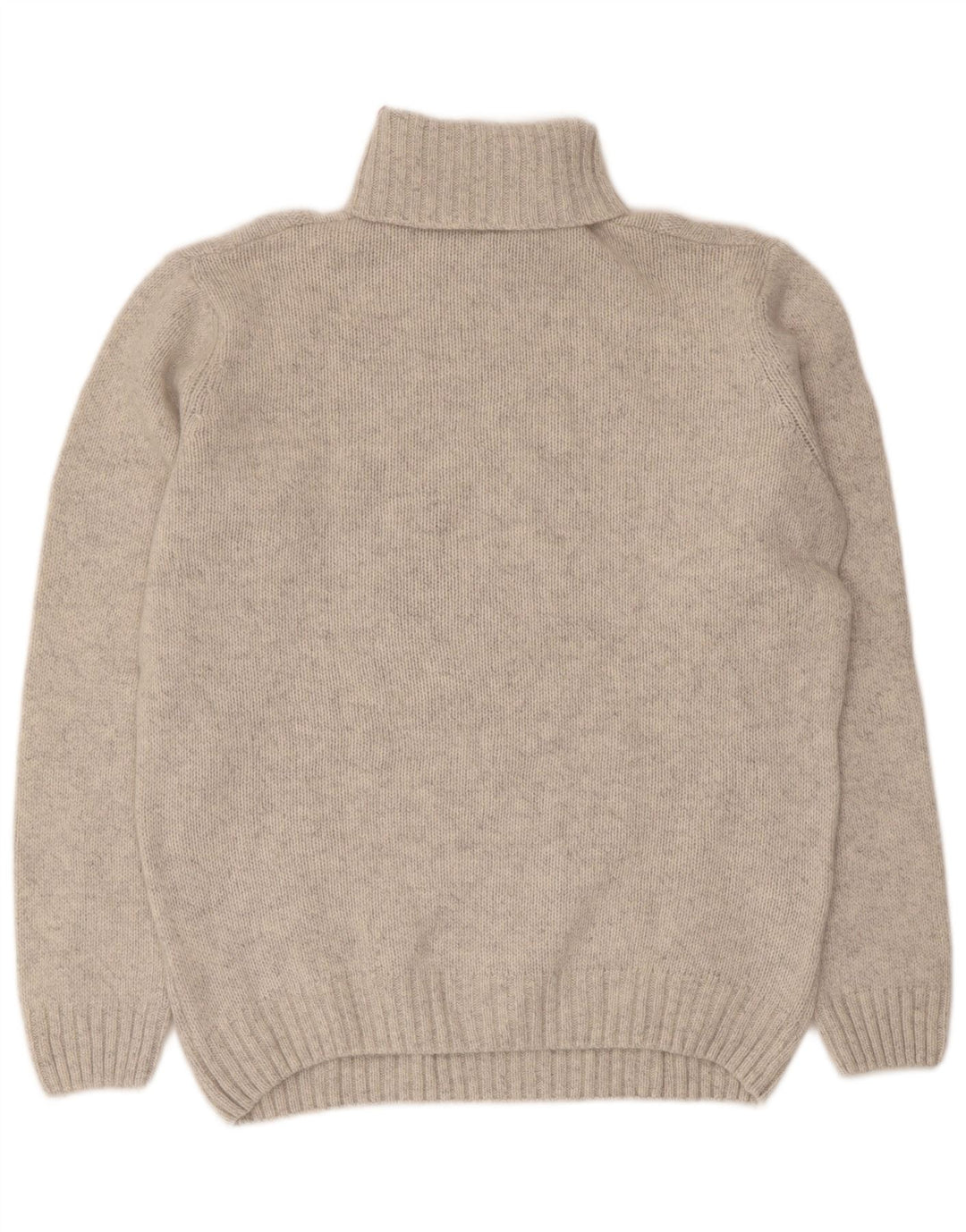 Marlboro Classics Dame Roll Neck Jumper Sweater UK 20 2XL Grå Uld