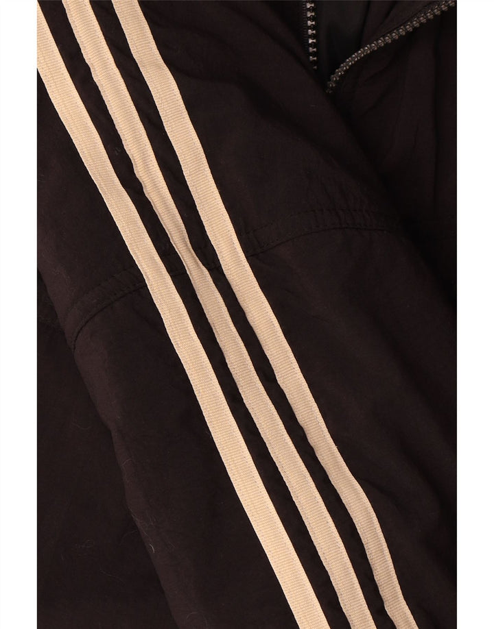 Adidas Graphic Windbreaker Jacket UK 40/42 Medium Black Colourblock