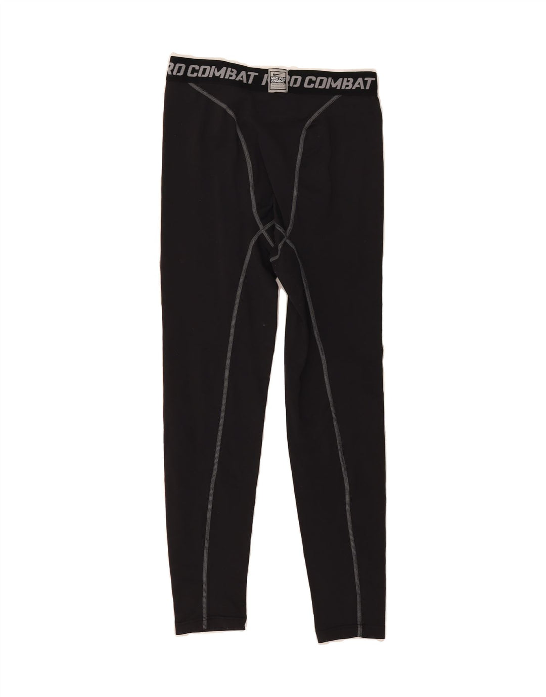 NIKE Boys Dri Fit Graphic Leggings 13-14 Years XL Black Polyester Vintage Nike and Second-Hand Nike from Messina Hembry 