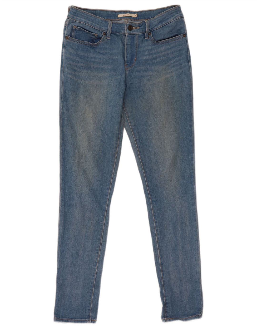 Levi's Dame 711 Skinny Jeans W27 L30 Blå
