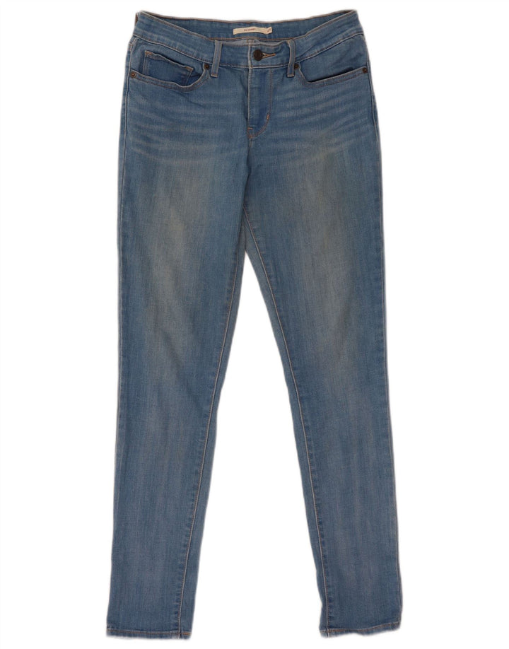 Levi's Dame 711 Skinny Jeans W27 L30 Blå
