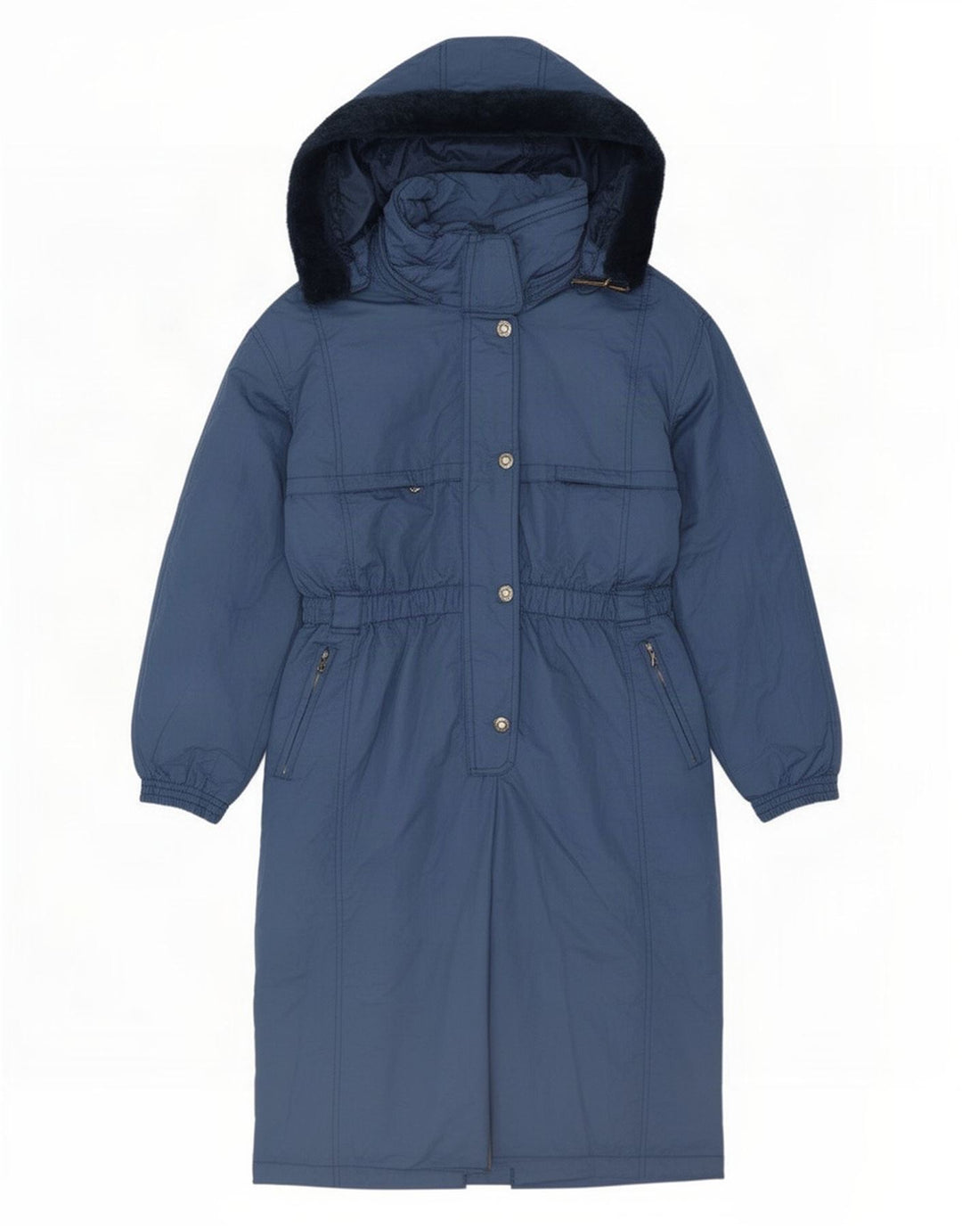MC Kee's oversized skijumpsuit til kvinder med hætte UK 16 Stor blå polyamid