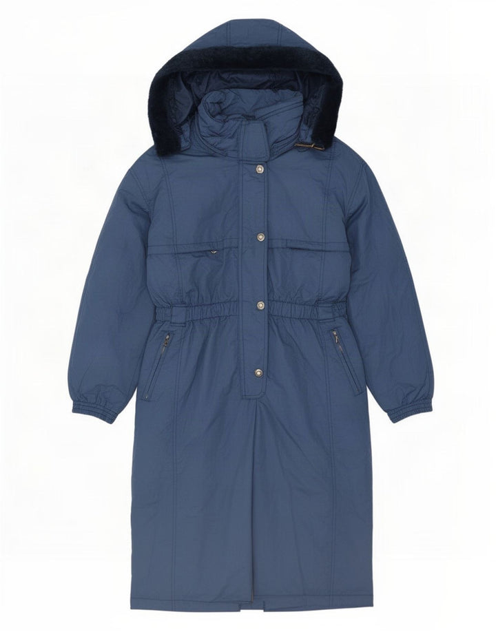 MC Kee's oversized skijumpsuit til kvinder med hætte UK 16 Stor blå polyamid