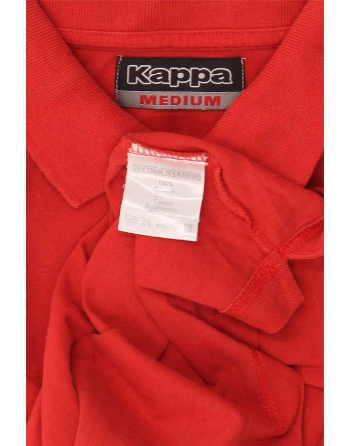 Kappa herre poloshirt Medium rød bomuld