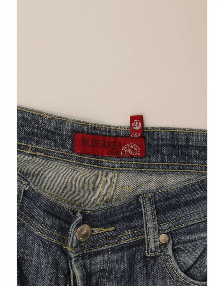 Vintage Dame Bootcut Jeans W27 L31 Blå