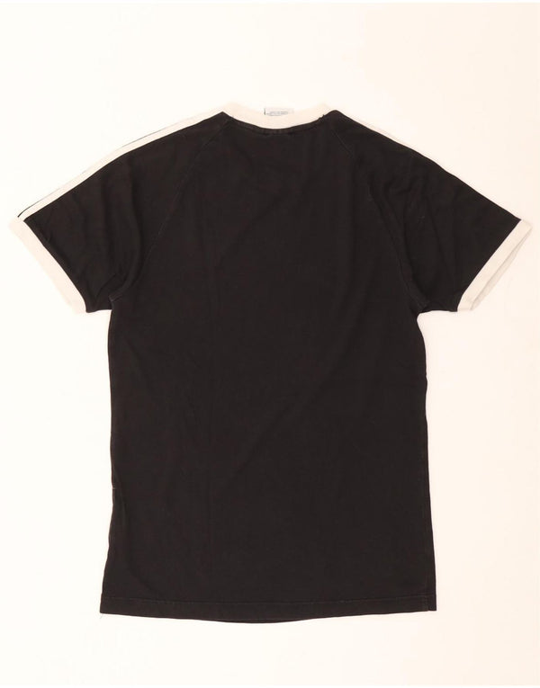 Adidas herre T-shirt top lille sort bomuld