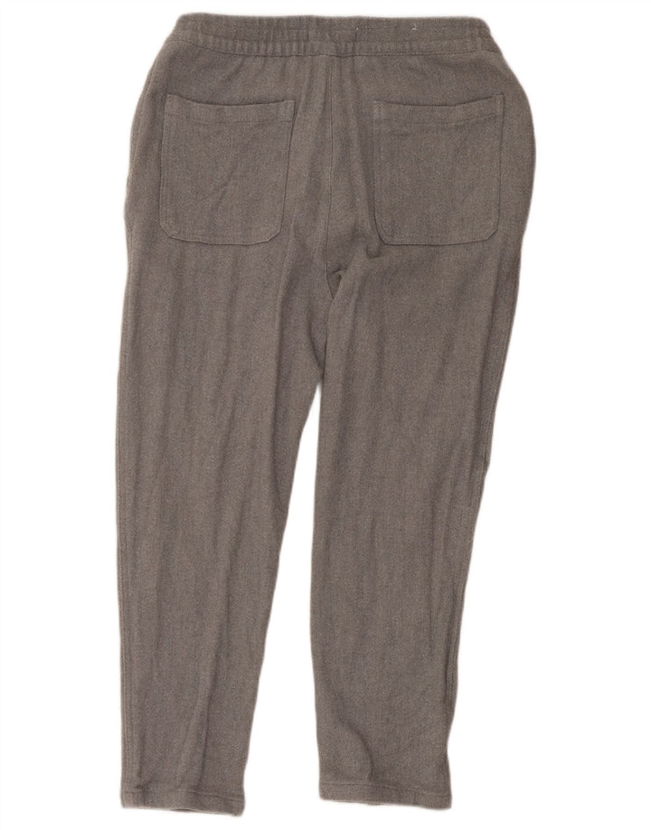 Zara Womens Cropped Trousers Large W32 L25 Grå sildebensbomuld