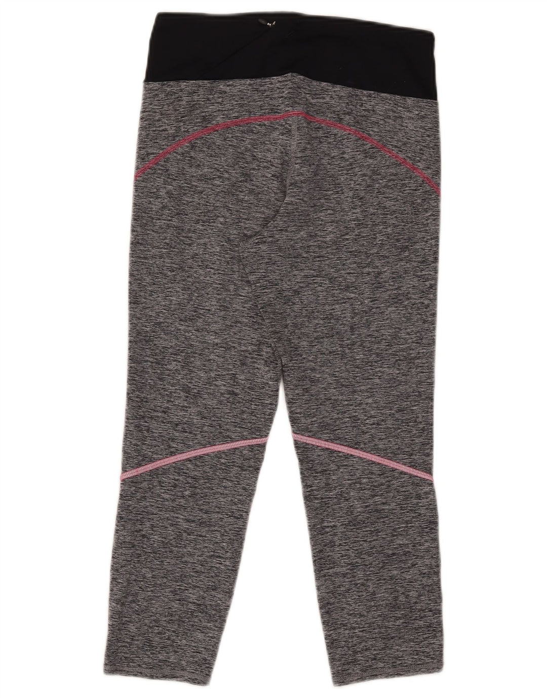 MARKS & SPENCER Capri Leggings til kvinder UK 10 Small Grey Colourblock